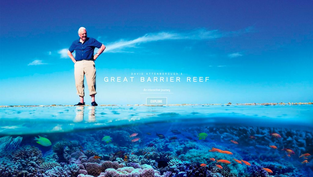 Búvár, Nagy korallzatony, David Attemborough